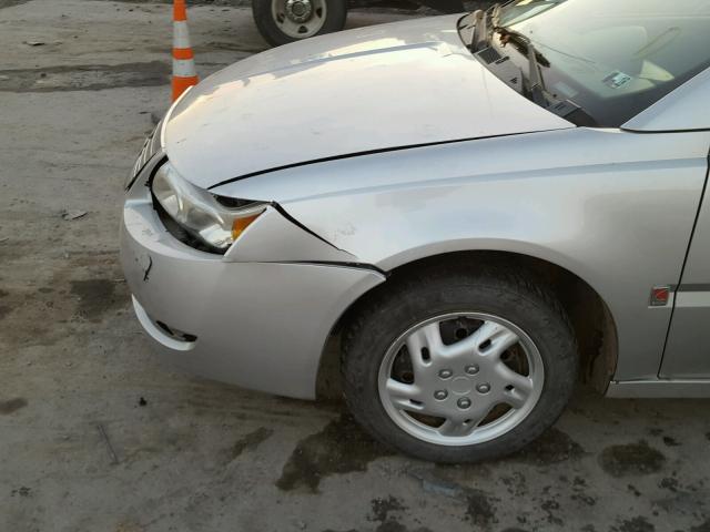 1G8AJ55F96Z132314 - 2006 SATURN ION LEVEL SILVER photo 9