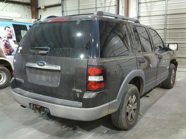 1FMEU63816UA58145 - 2006 FORD EXPLORER X BROWN photo 4