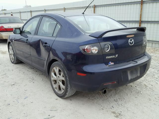 JM1BK32F681150643 - 2008 MAZDA 3 I BLUE photo 3