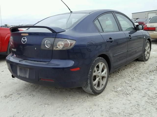 JM1BK32F681150643 - 2008 MAZDA 3 I BLUE photo 4