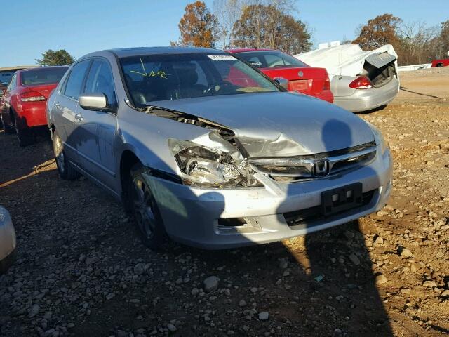 1HGCM56856A147446 - 2006 HONDA ACCORD EX SILVER photo 1