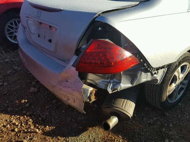 1HGCM56856A147446 - 2006 HONDA ACCORD EX SILVER photo 9