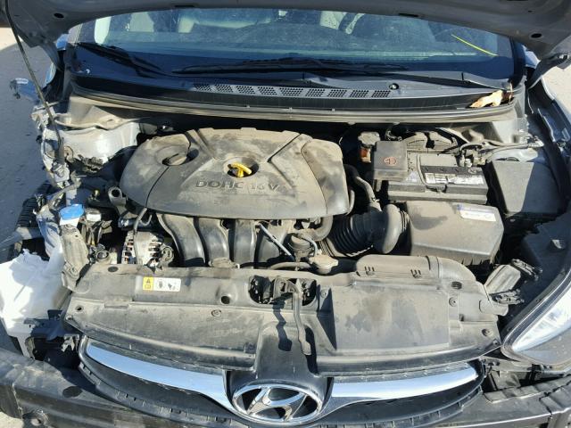 KMHDH4AE9DU724226 - 2013 HYUNDAI ELANTRA GL GRAY photo 7