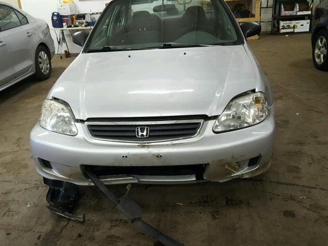 1HGEJ6679XL060539 - 1999 HONDA CIVIC LX SILVER photo 9