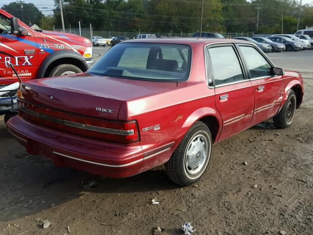 1G4AG55M8T6493464 - 1996 BUICK CENTURY SP BURGUNDY photo 4