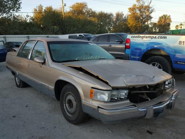 1G6DW5276PR725974 - 1993 CADILLAC FLEETWOOD BEIGE photo 1