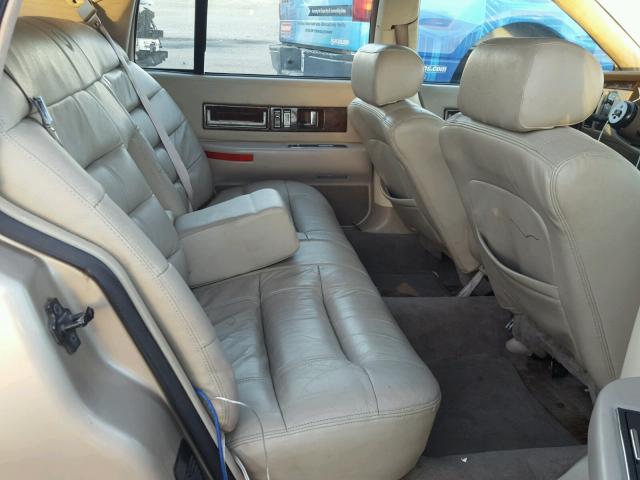 1G6DW5276PR725974 - 1993 CADILLAC FLEETWOOD BEIGE photo 6