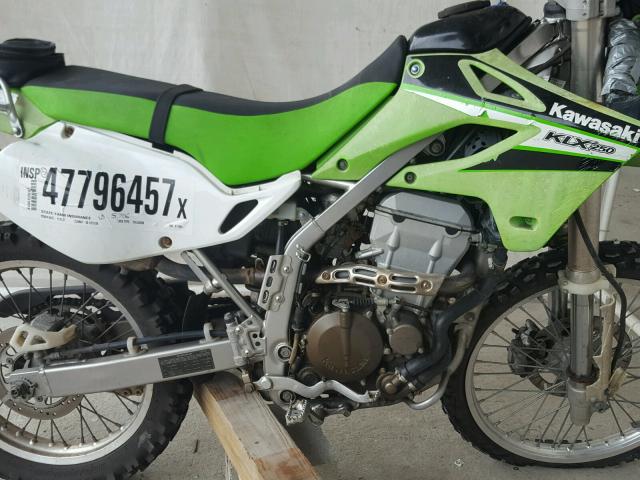 JKALXMH126DA11884 - 2006 KAWASAKI KLX250 H6F GREEN photo 7