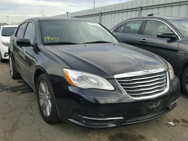 1C3CCBAB3CN317329 - 2012 CHRYSLER 200 LX BLACK photo 1