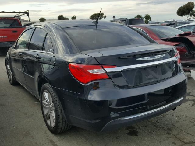 1C3CCBAB3CN317329 - 2012 CHRYSLER 200 LX BLACK photo 3