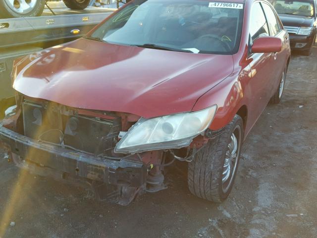 4T1BK46K67U005107 - 2007 TOYOTA CAMRY NEW RED photo 2