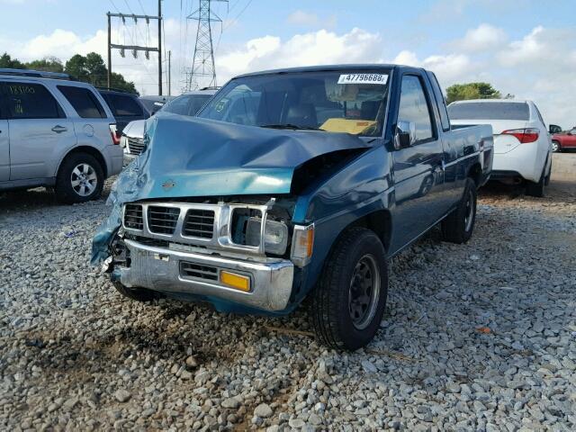 1N6SD16SXSC473897 - 1995 NISSAN TRUCK KING TURQUOISE photo 2