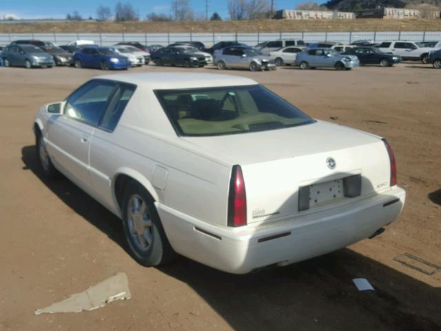 1G6ET1293XU610253 - 1999 CADILLAC ELDORADO T WHITE photo 3