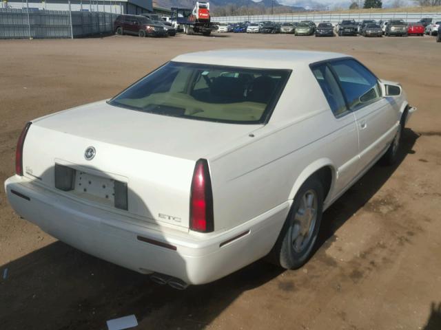 1G6ET1293XU610253 - 1999 CADILLAC ELDORADO T WHITE photo 4