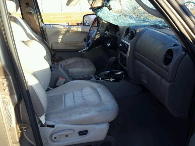 1J4GK58K23W633817 - 2003 JEEP LIBERTY LI GOLD photo 5