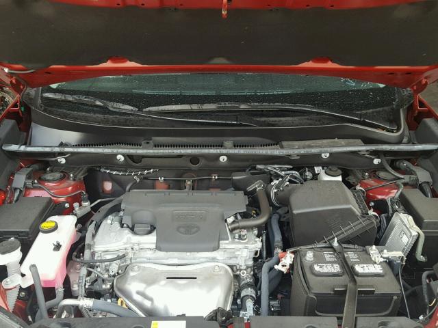 2T3WFREV0JW436698 - 2018 TOYOTA RAV4 ADVEN RED photo 7