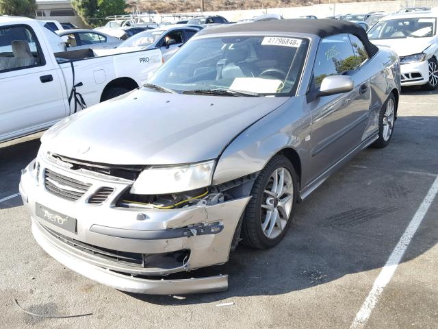 YS3FH79Y756000319 - 2005 SAAB 9-3 AERO GRAY photo 2