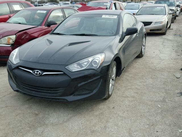 KMHHT6KD3DU099310 - 2013 HYUNDAI GENESIS CO BLACK photo 2