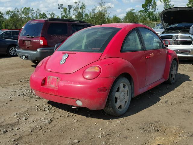 3VWCC21C6YM486344 - 2000 VOLKSWAGEN NEW BEETLE Qırmızı foto 4