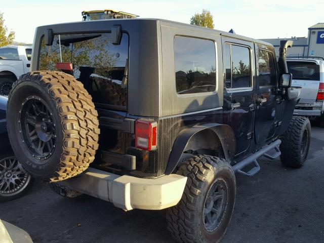 1J4GA391X8L571475 - 2008 JEEP WRANGLER U BLACK photo 4