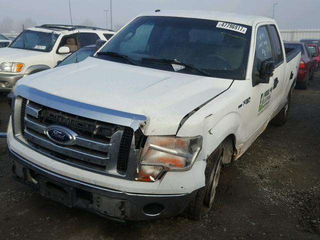 1FTEX1C8XAFB96228 - 2010 FORD F150 SUPER WHITE photo 2