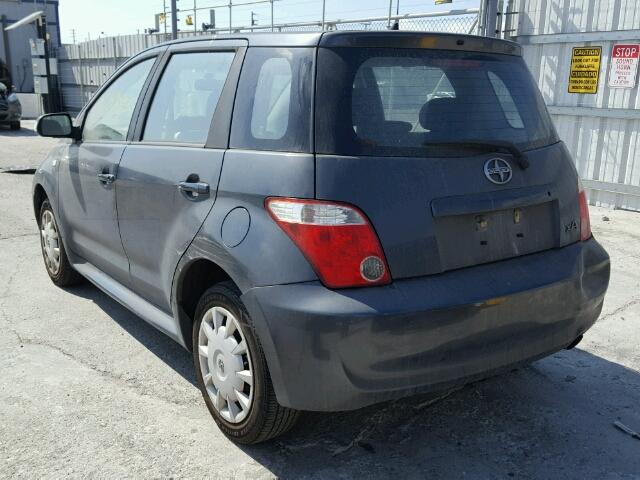 JTKKT624165021026 - 2006 TOYOTA SCION XA ნაცრისფერი ფოტო 3