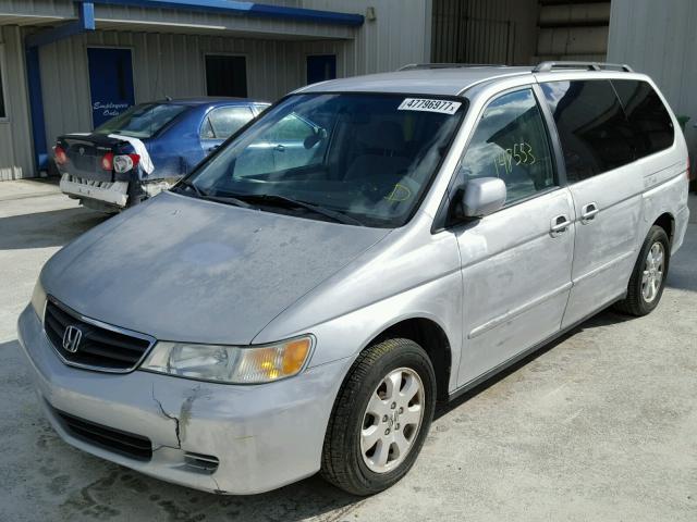 5FNRL18664B075208 - 2004 HONDA ODYSSEY EX GRAY photo 2