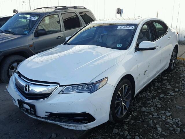 19UUB2F59FA024201 - 2015 ACURA TLX TECH WHITE photo 2