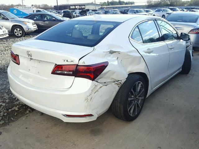 19UUB2F59FA024201 - 2015 ACURA TLX TECH WHITE photo 4