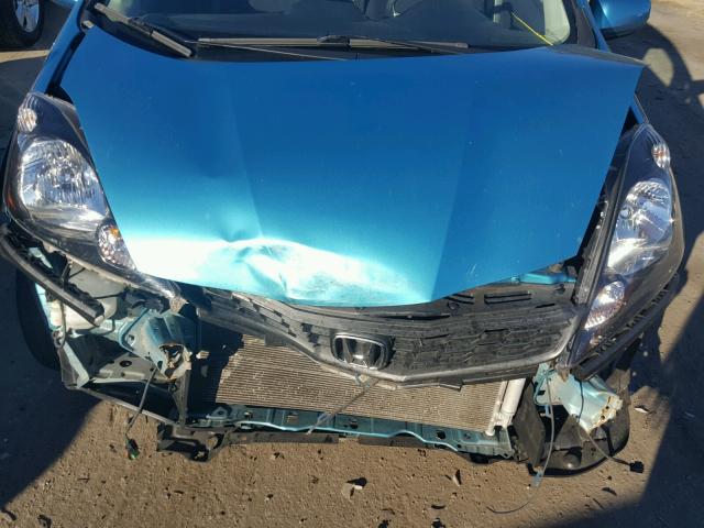 JHMGE8H64DC041516 - 2013 HONDA FIT SPORT BLUE photo 7