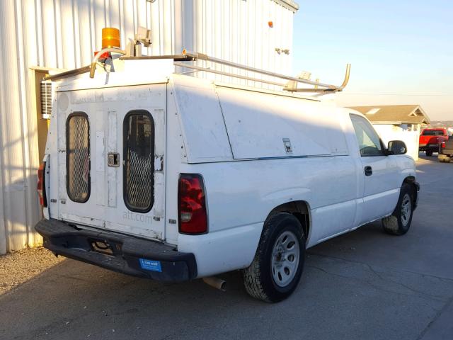 1GCEC14X97Z148454 - 2007 CHEVROLET SILVERADO WHITE photo 4