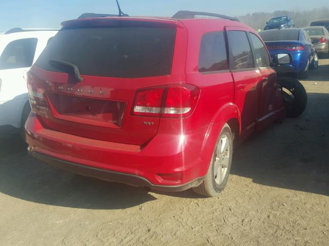 3C4PDCBBXCT353890 - 2012 DODGE JOURNEY SX RED photo 4