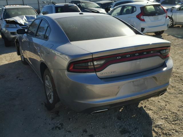 2C3CDXBG2GH140047 - 2016 DODGE CHARGER SE SILVER photo 3