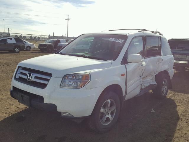 5FNYF18498B021361 - 2008 HONDA PILOT EX WHITE photo 2