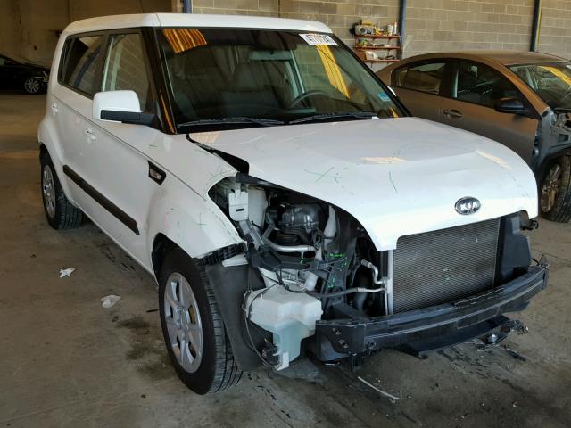 KNDJT2A59C7412754 - 2012 KIA SOUL WHITE photo 1