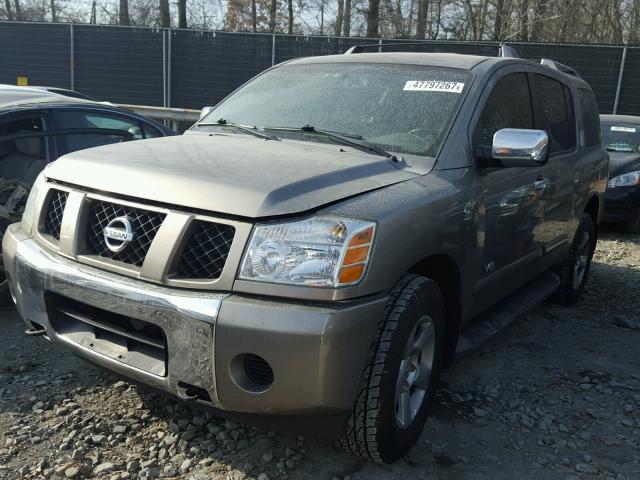 5N1AA08B96N716233 - 2006 NISSAN ARMADA SE SILVER photo 2