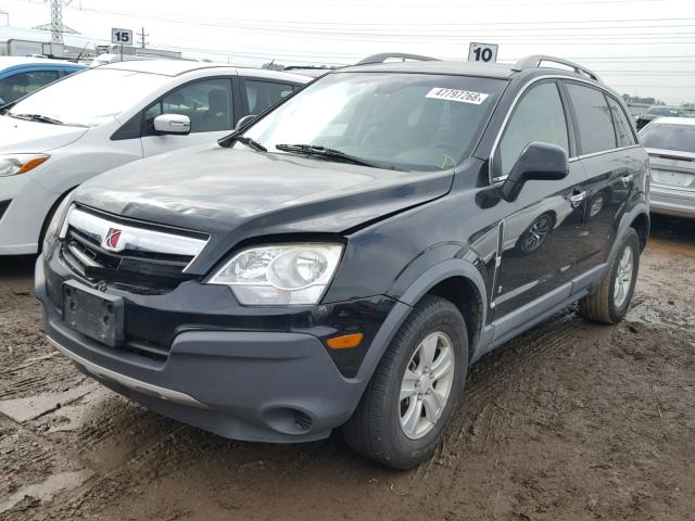 3GSCL33P58S681943 - 2008 SATURN VUE XE BLACK photo 2