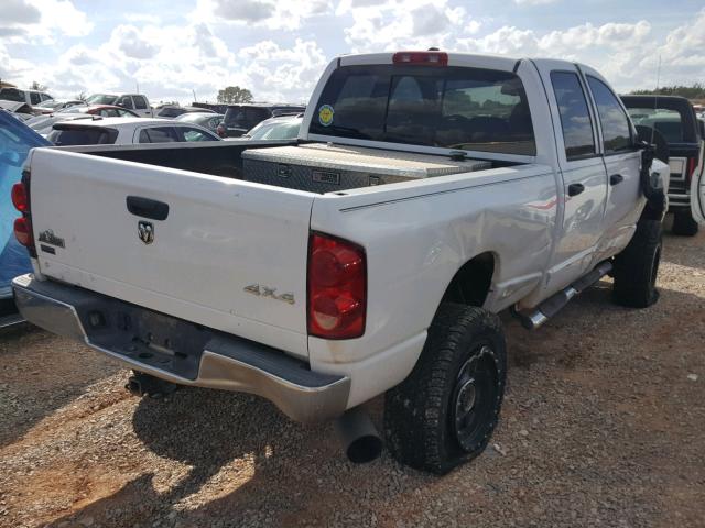 3D7KS28A38G117497 - 2008 DODGE RAM 2500 S თეთრი ფოტო 4