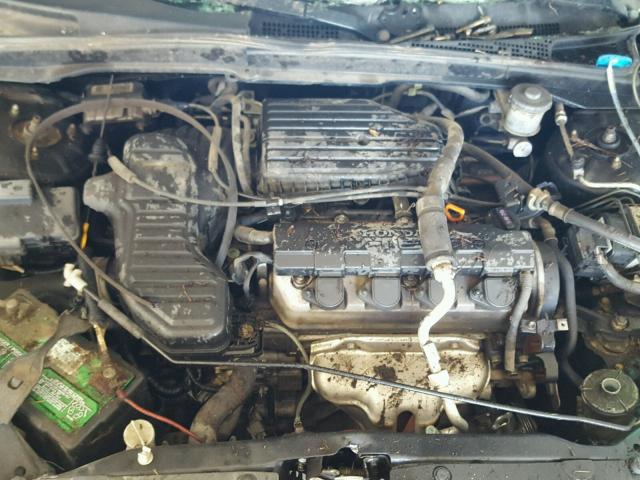 1HGEM22983L046617 - 2003 HONDA CIVIC EX შავი ფოტო 7