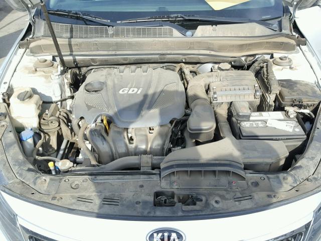 5XXGM4A70DG098814 - 2013 KIA OPTIMA LX SILVER photo 7