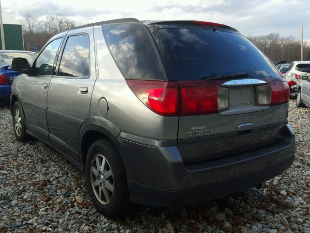 3G5DB03E44S503250 - 2004 BUICK RENDEZVOUS GRAY photo 3