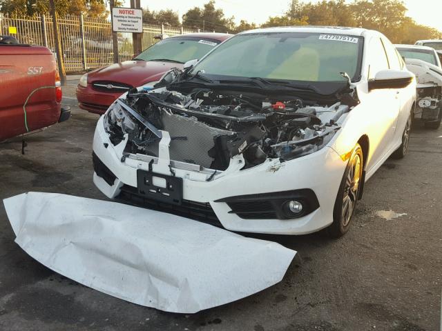 2HGFC1F76HH656868 - 2017 HONDA CIVIC EXL WHITE photo 2
