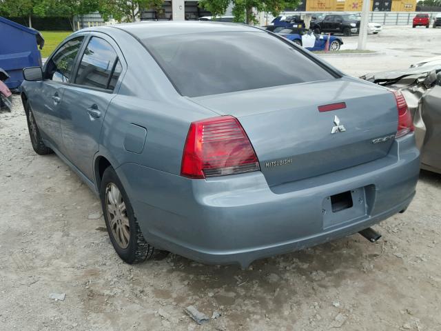 4A3AB36F88E023128 - 2008 MITSUBISHI GALANT ES GREEN photo 3