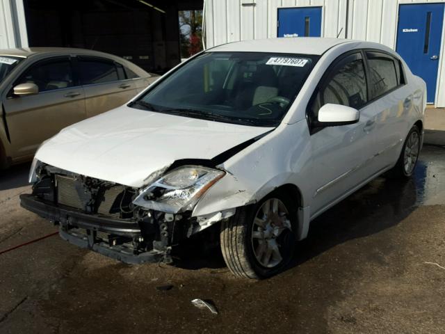 3N1AB6AP9AL663233 - 2010 NISSAN SENTRA 2.0 WHITE photo 2