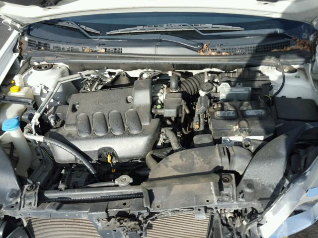 3N1AB6AP9AL663233 - 2010 NISSAN SENTRA 2.0 WHITE photo 7