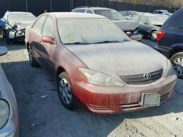 4T1BE32K22U071153 - 2002 TOYOTA CAMRY LE RED photo 1