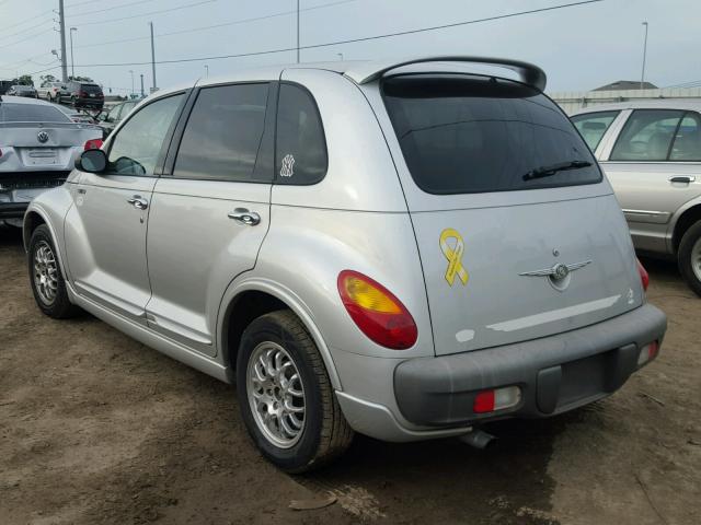 3C4FY48B82T309706 - 2002 CHRYSLER PT CRUISER SILVER photo 3