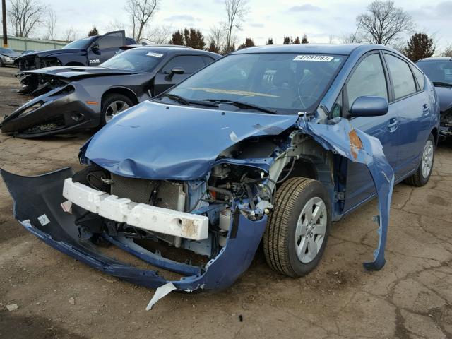 JTDKB20U377564079 - 2007 TOYOTA PRIUS BLUE photo 2