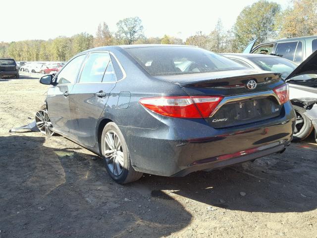 4T1BF1FK0FU879373 - 2015 TOYOTA CAMRY LE BLUE photo 3