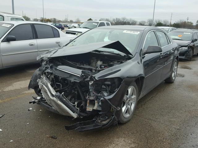 1G1ZB5E05CF306516 - 2012 CHEVROLET MALIBU LS შავი ფოტო 2